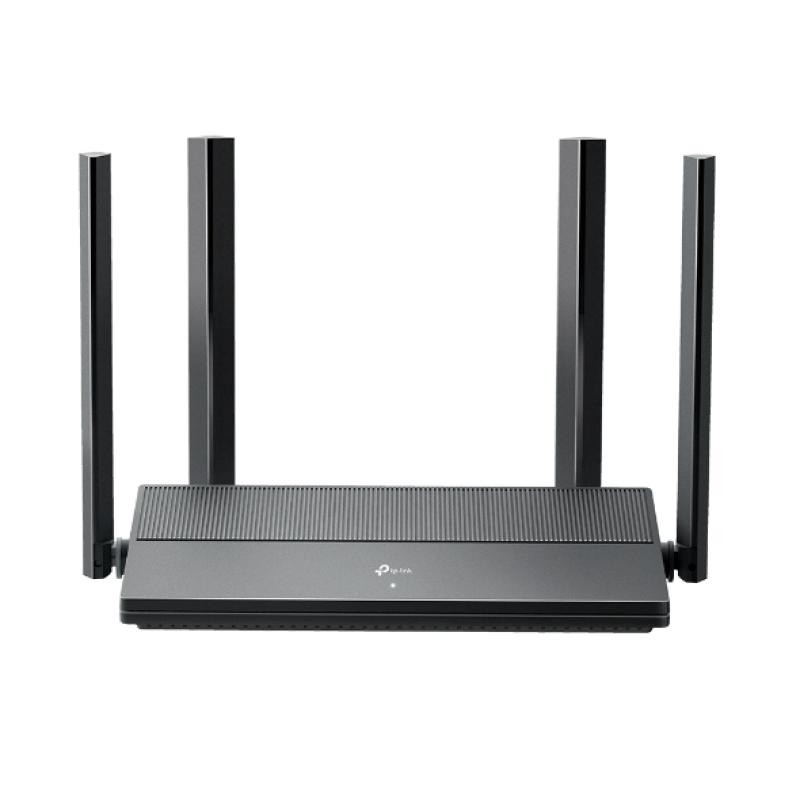 TP Link AX1500 Dual Band Gigabit Wi-Fi 6 Router, 4 antene externe, 12V/1A, 1 10/100/1000 Mbps RJ45 WAN Port, 3 10/100/1000 Mbps