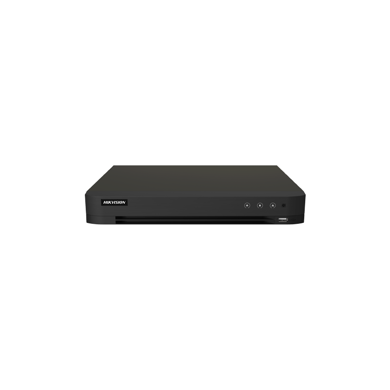 DVR AcuSense 8 ch., 5MP + 8 ch. IP 4K, Audio bidirectional, Alarma, 1U - HIKVISION iDS-7208HUHI-M1-XT(4A+8/4ALM)