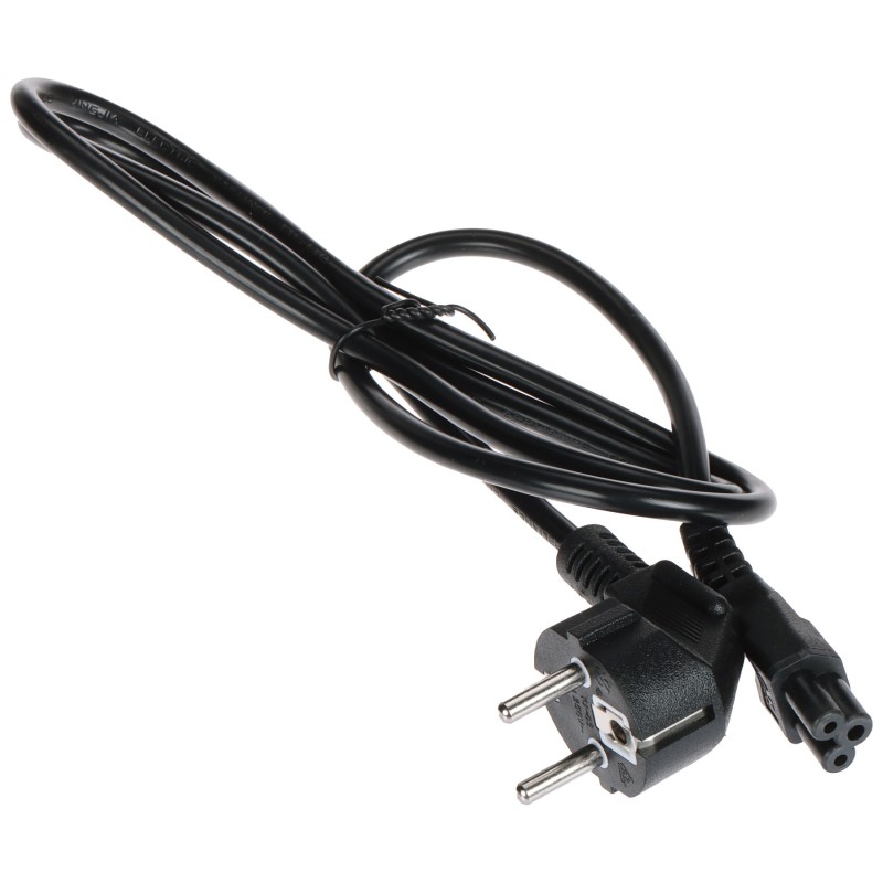 Cablu alimentare cu mufă unghiulară Schuko la C5 la 1.2m 3x0.75mm2
