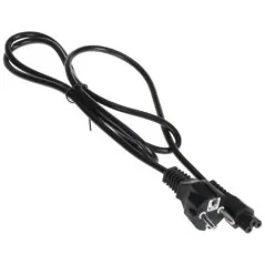 Cablu alimentare 1.5m cu stecher Schuko la IEC C5 negru - 1