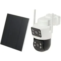 CAMERĂ DE LUAT VEDERI IP SOLARĂ, PENTRU EXTERIOR, CU DETECTOR PIR ICSEE-W41SD-SOLAR-AOV Wi-Fi - 4 Mpx 3.6 mm DELTA CCTV - 1