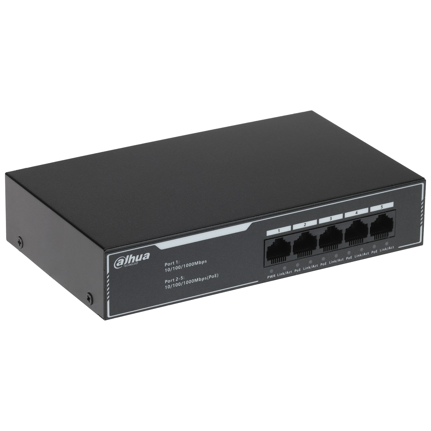 SWITCH POE SG1005LP CU 4 PORTURI + 1X UPLINK DAHUA