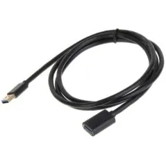 Cablu USB 3.0 prelungire USB-A mamă - USB-A tată 1.5m Unitek Y-C458GBK, imunitate zgomot, flexibil UNITEK - 1
