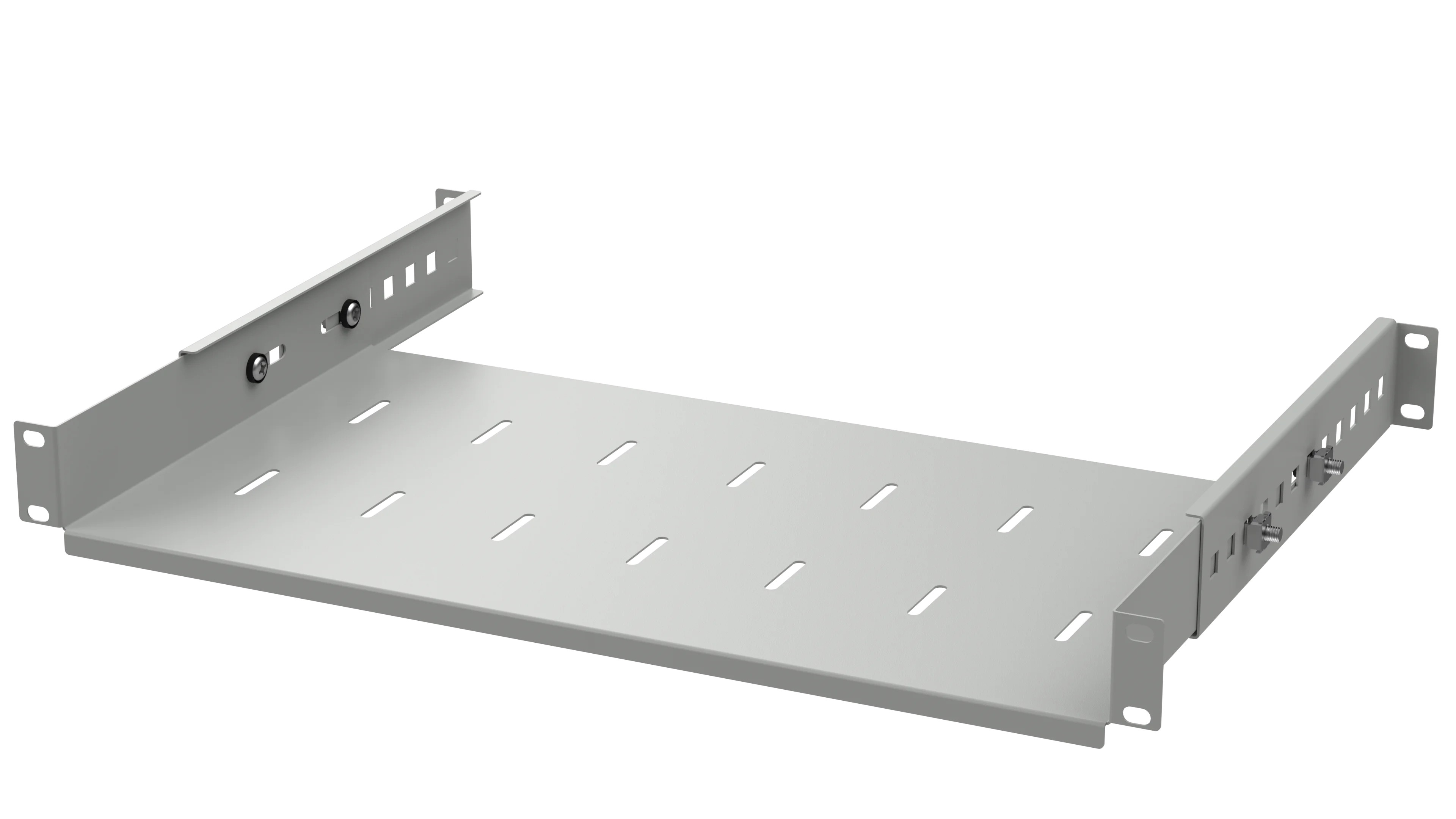 Adjustable shelf 19" 1U 250mm gray