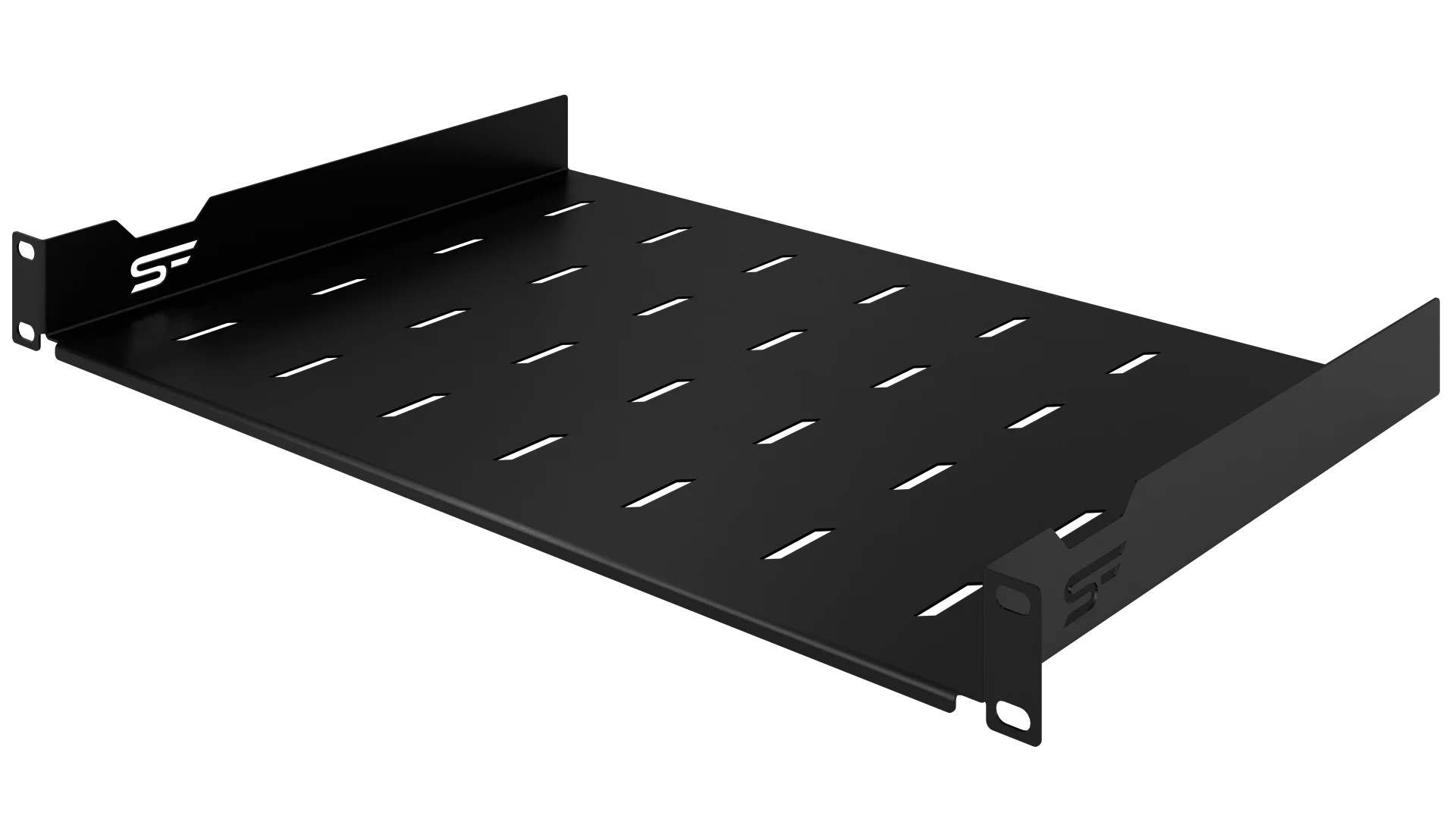 RACK Standard fixed shelf 1U 19" 300 black
