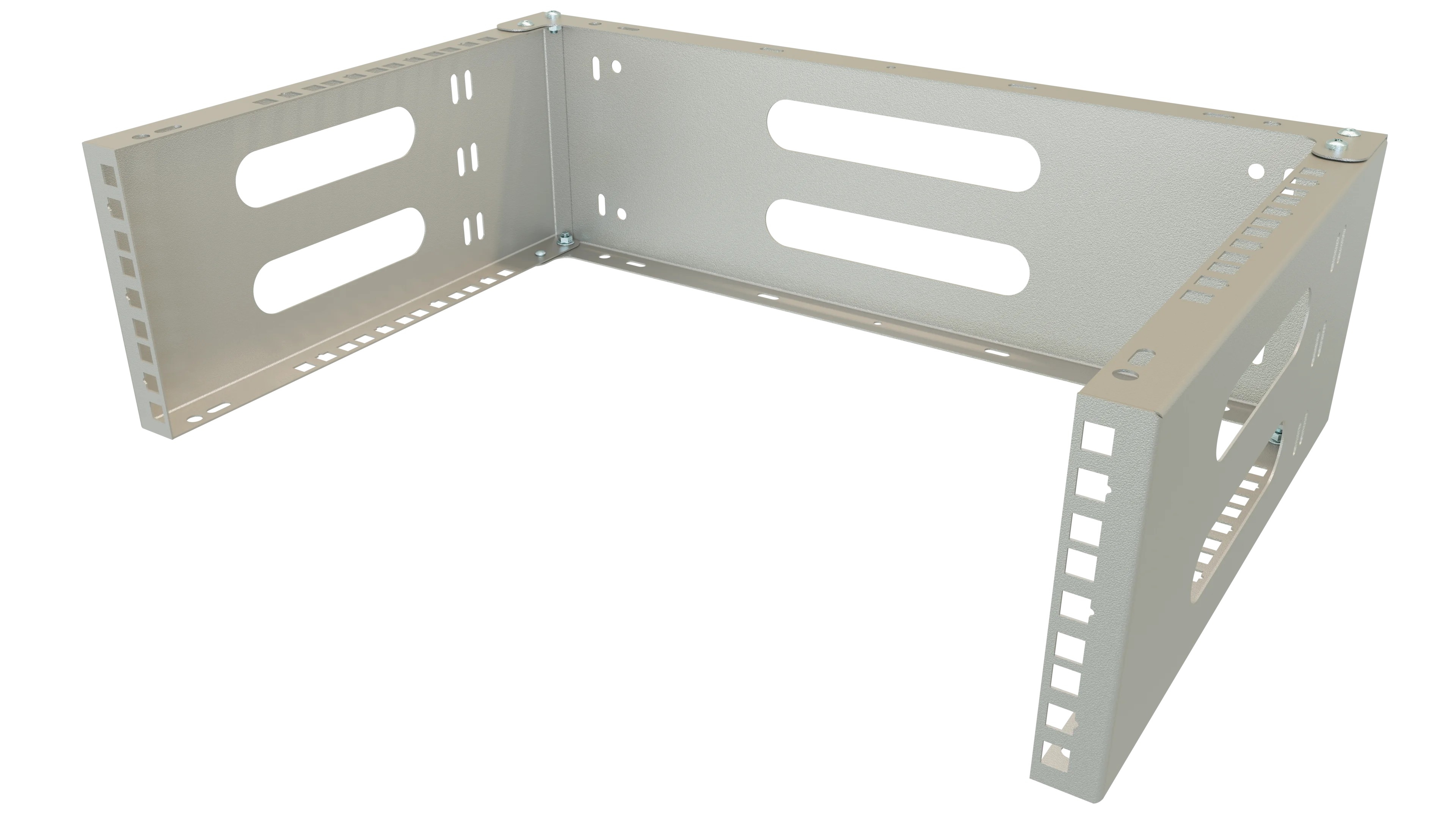 Ramă 3U instalare echipamente Rack 19 inch adâncime 330mm, gri