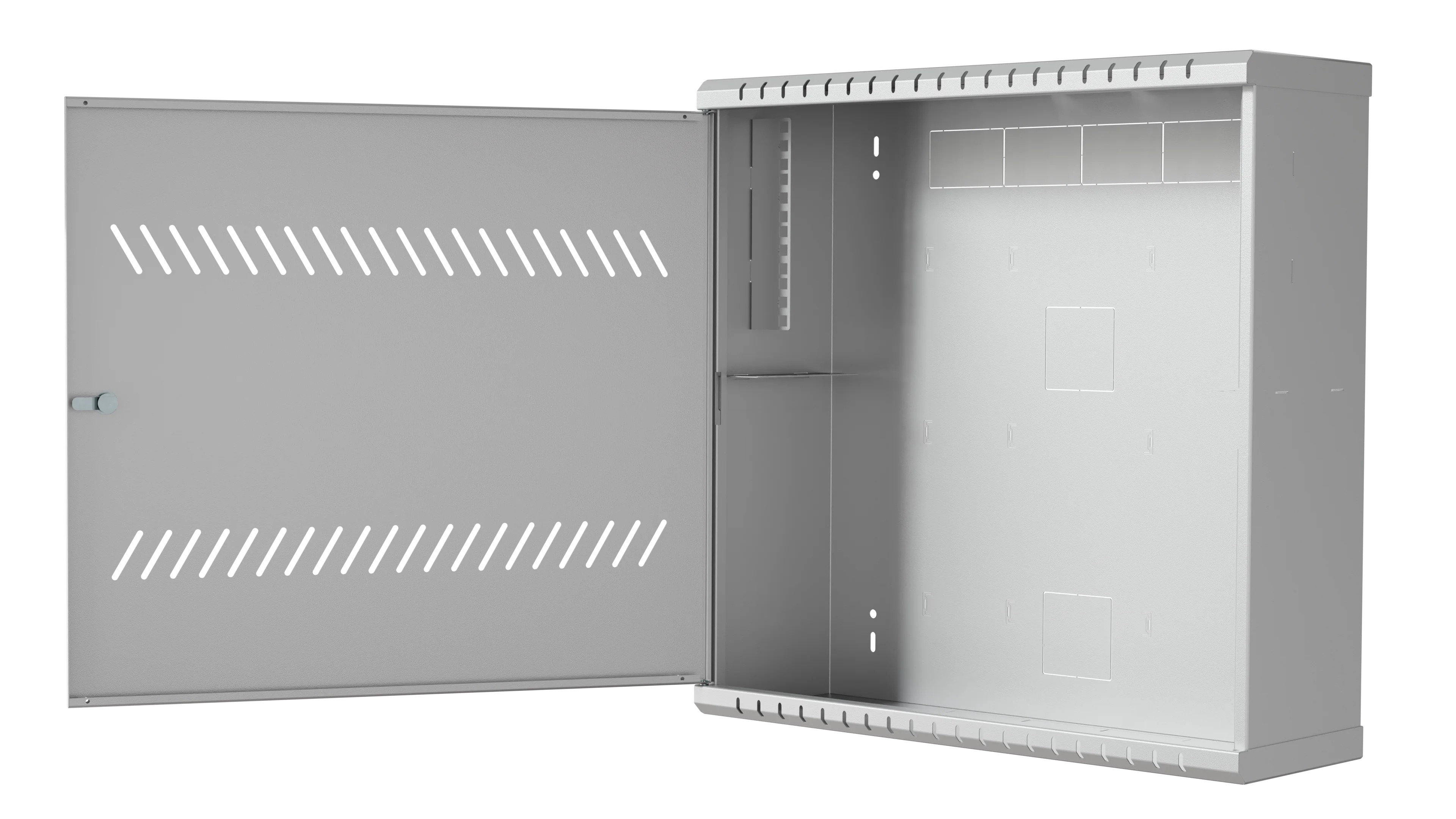 Cabinet Rack 3U vertical + 4U orizontal 180mm gri de perete
