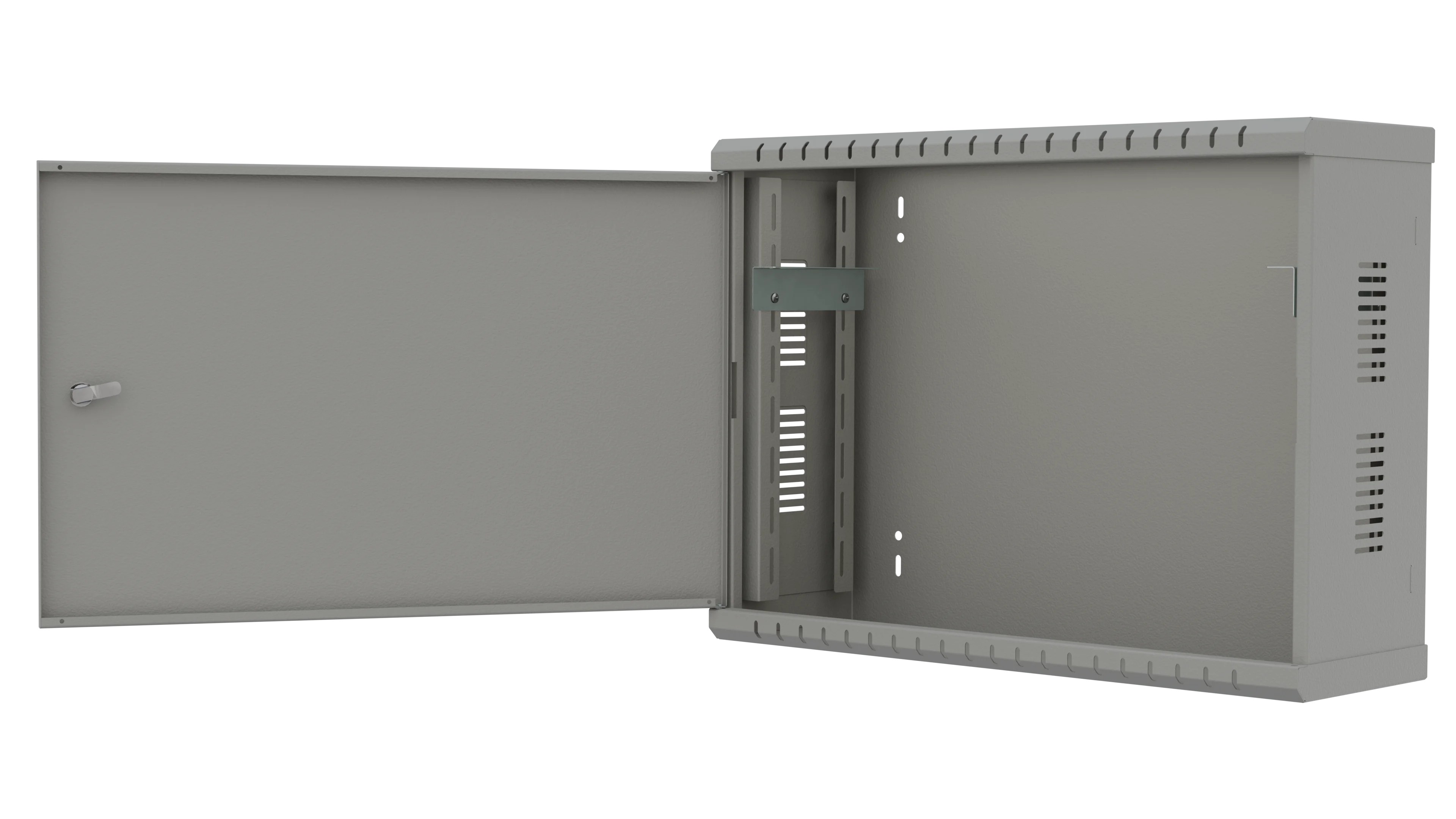 Cabinet Rack 19inch 3U vertical adâncime 400mm, gri de perete