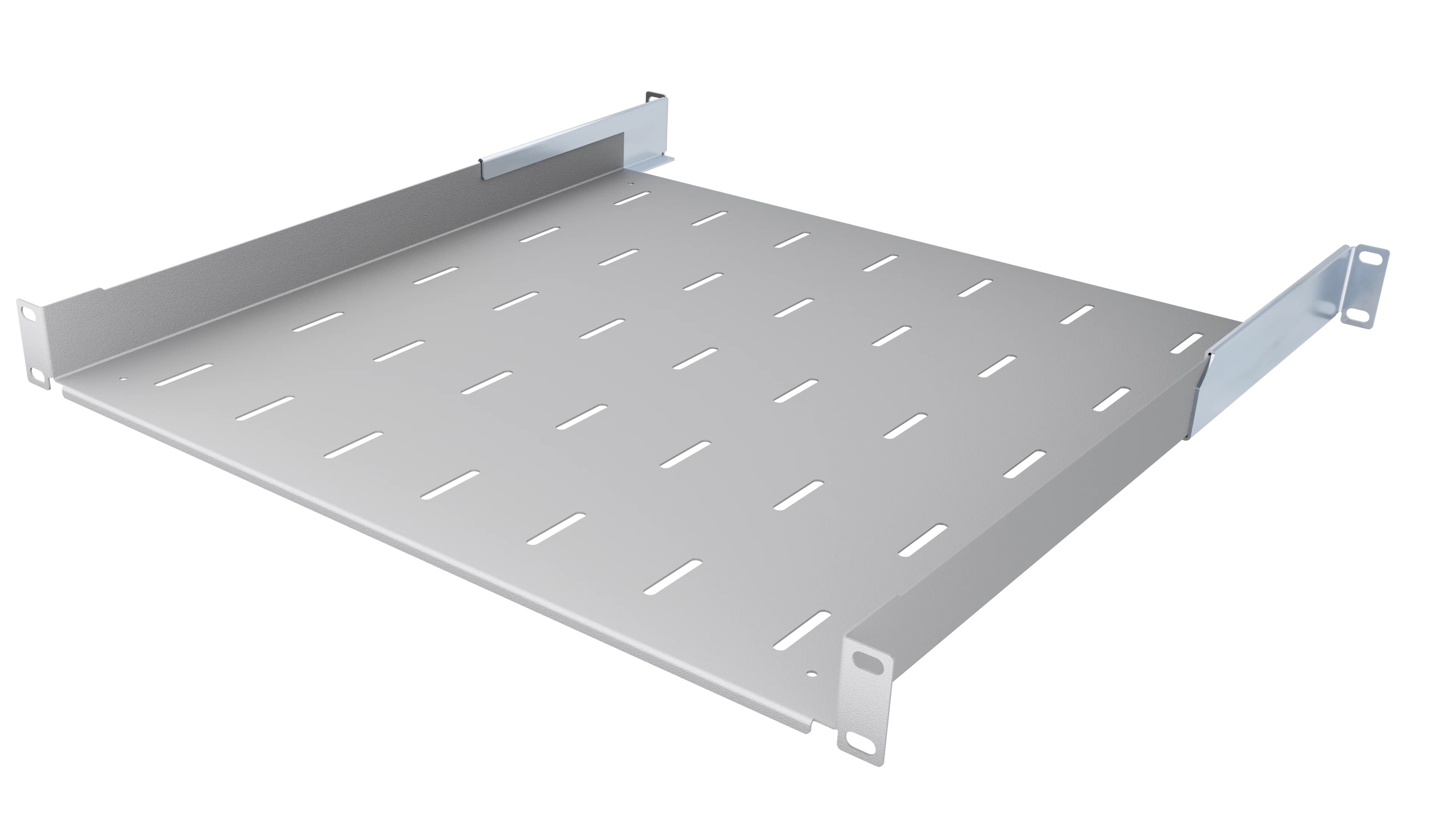 RACK Eco adjustable shelf 1U 19" 450 grey