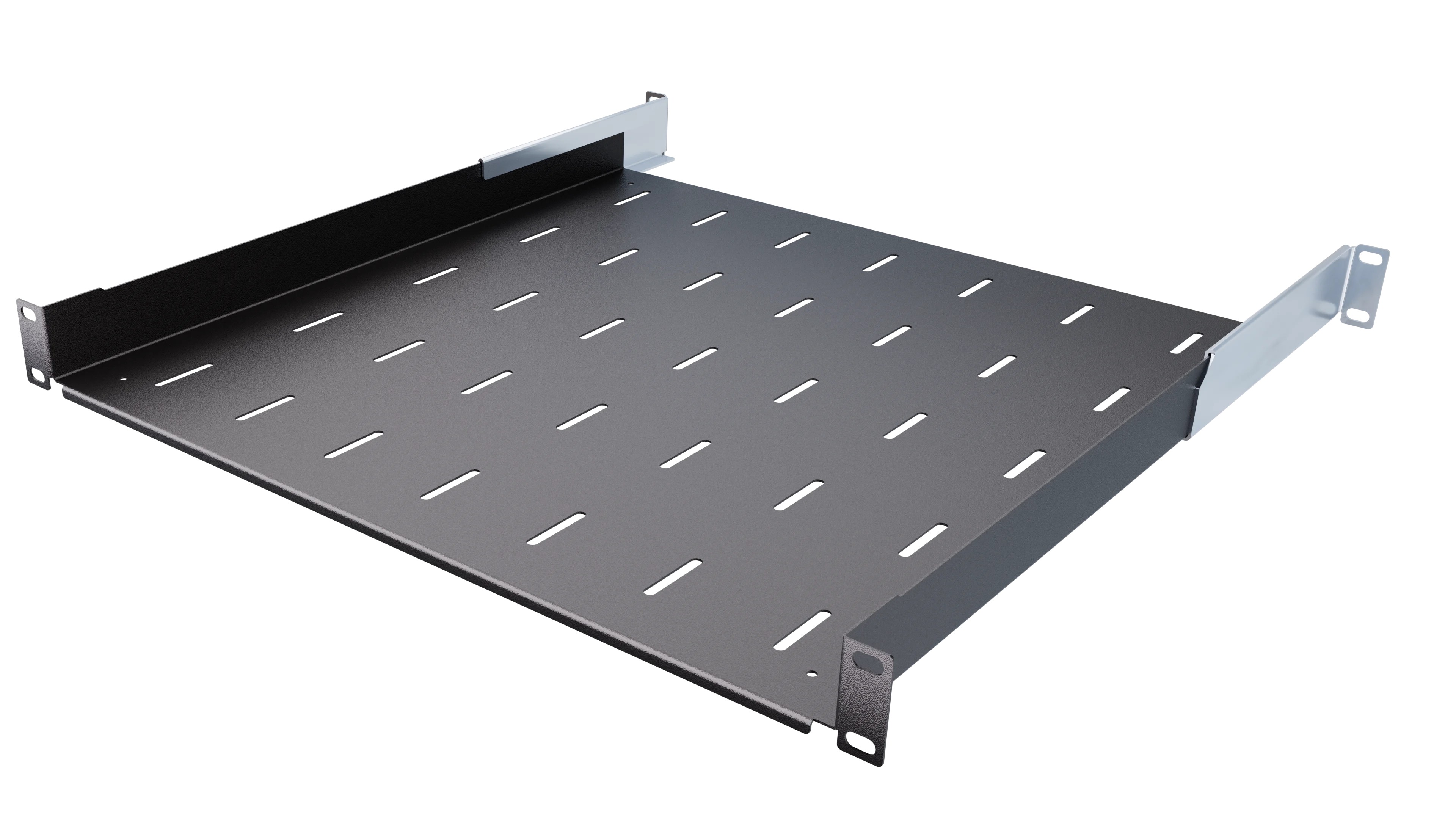 RACK Eco adjustable shelf 1U 19" 450 black