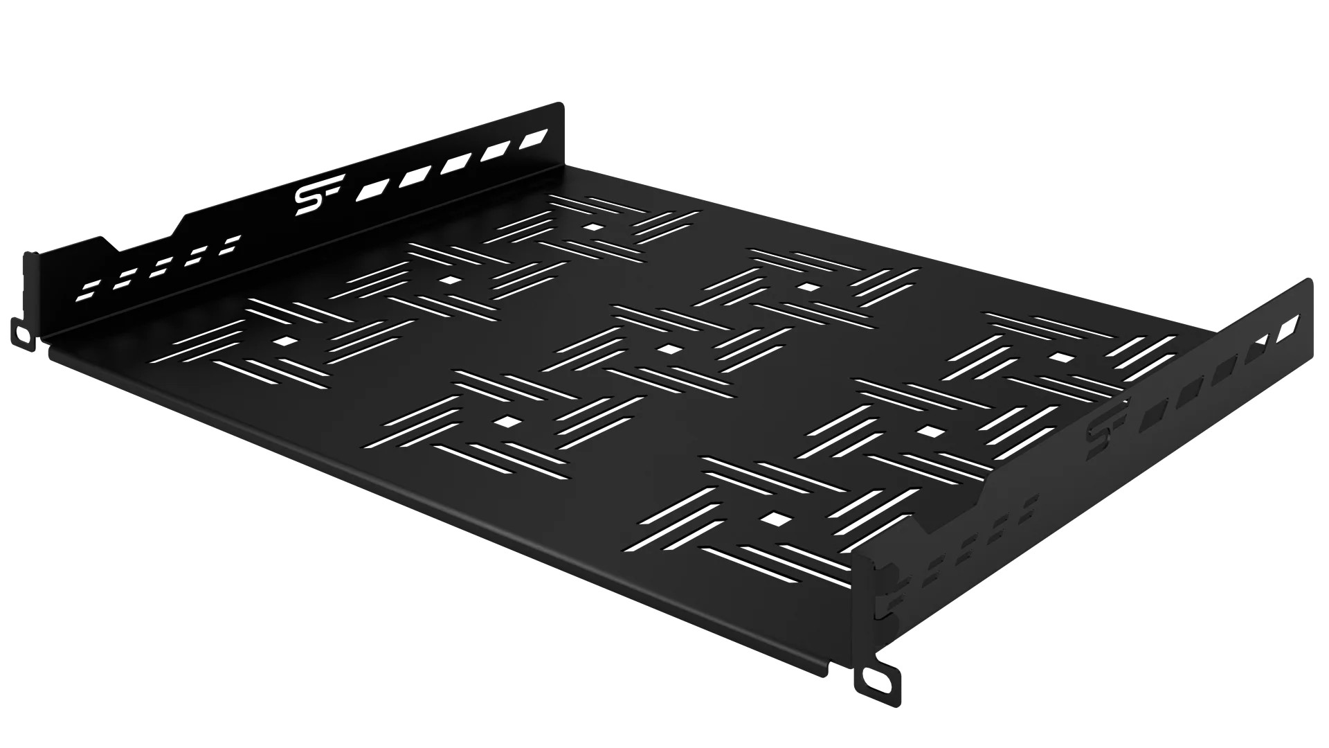 RACK Professional fixed shelf 1U 19" 350 black