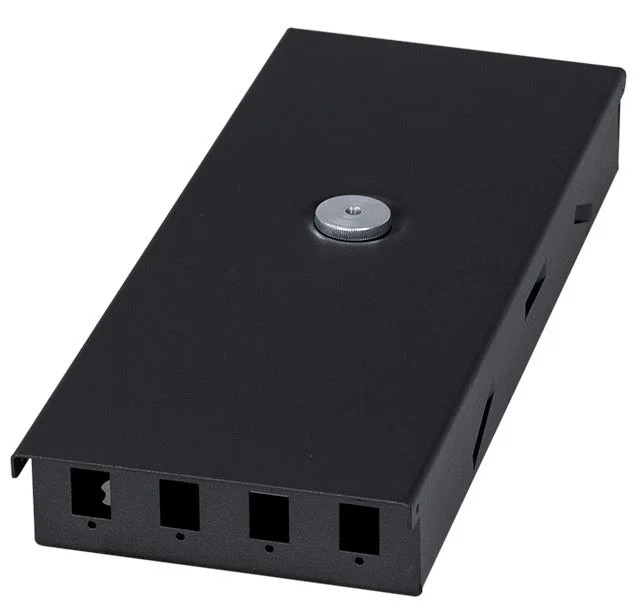 PSN1 4xSC Simplex Wall Mounted Switch, Black