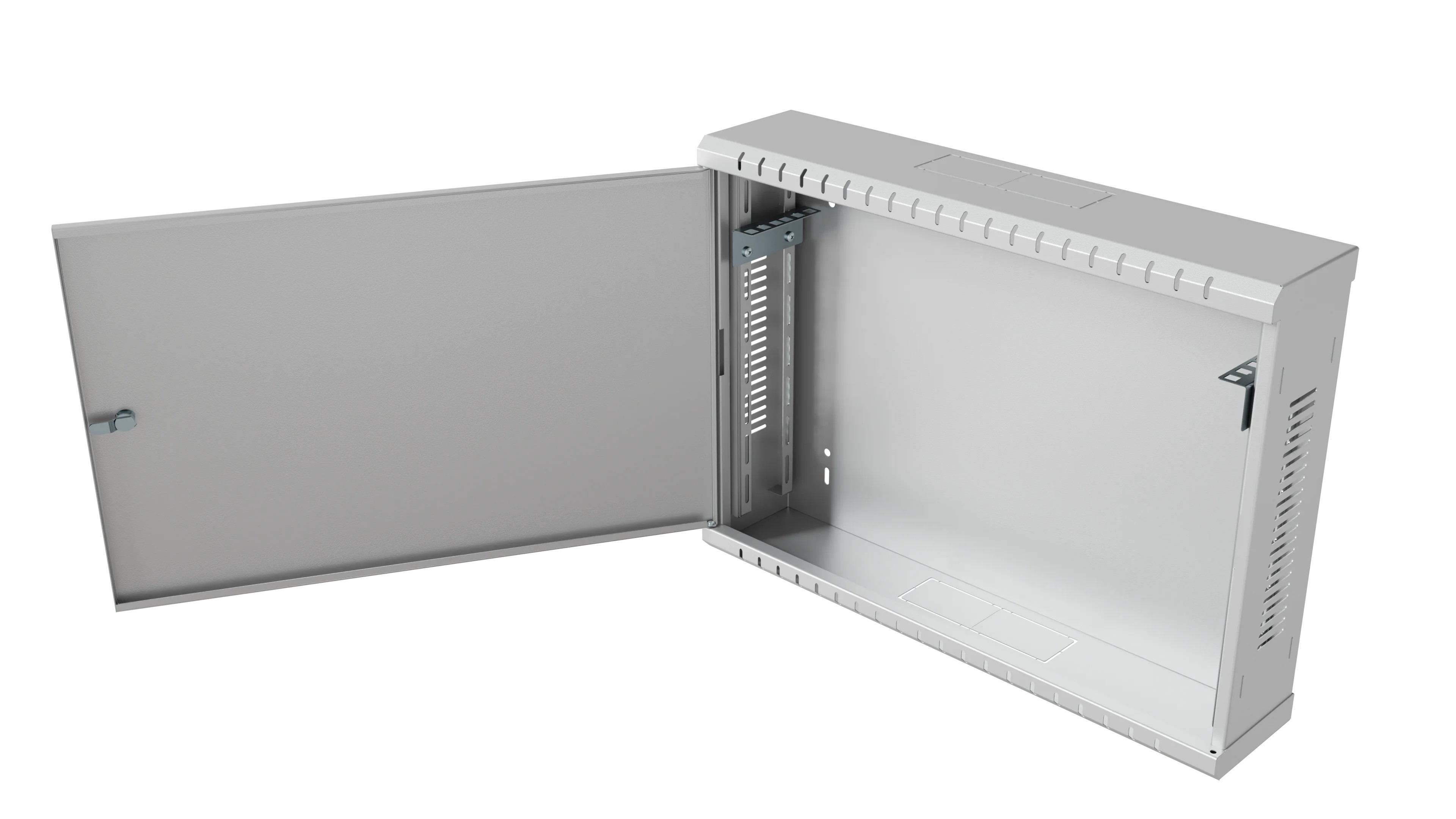 Cabinet Rack 19inch 2U vertical adâncime 400mm, gri de perete