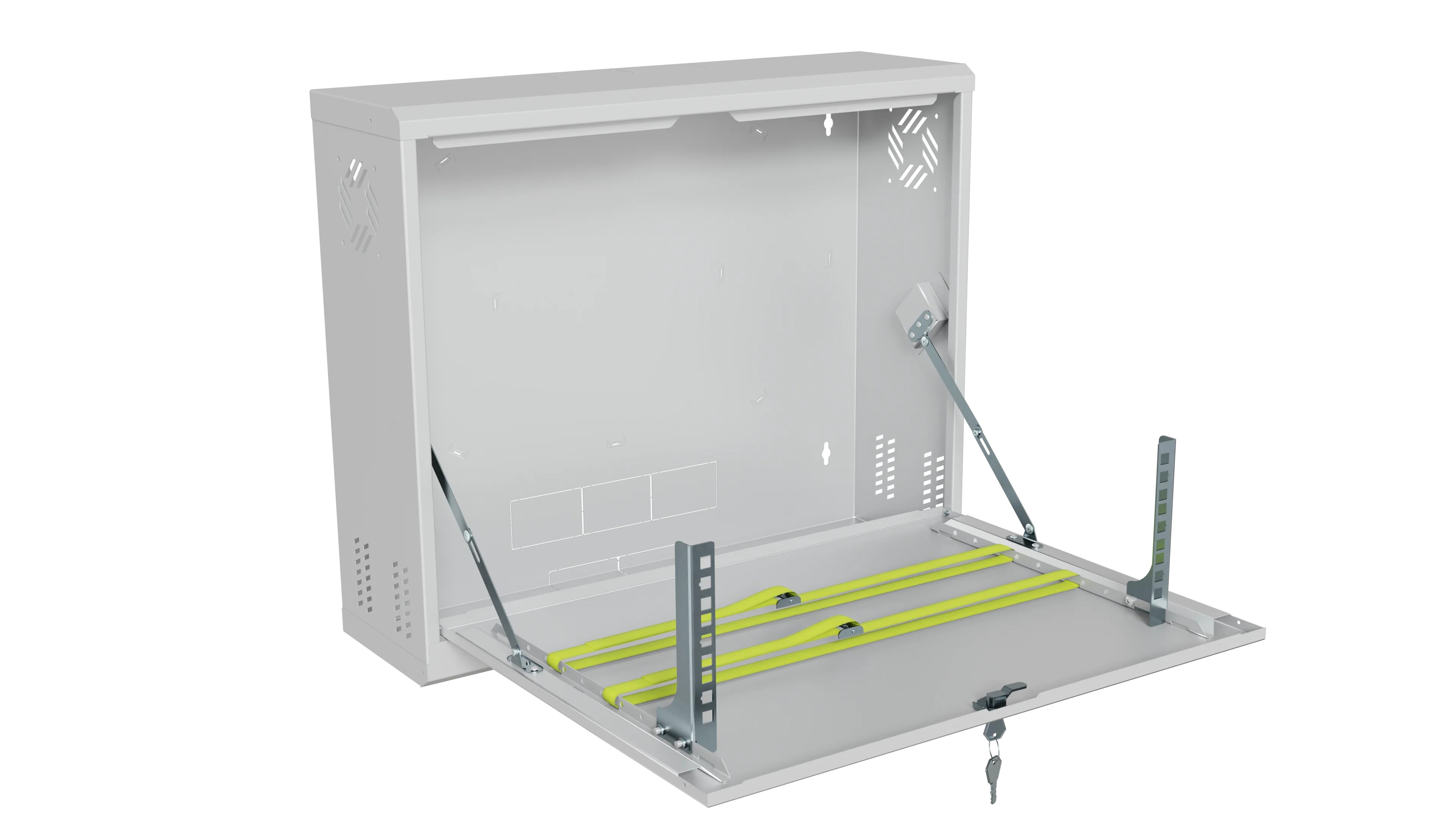 CCTV RACK Cabinet Vertical 19" 3U-180 mm grey