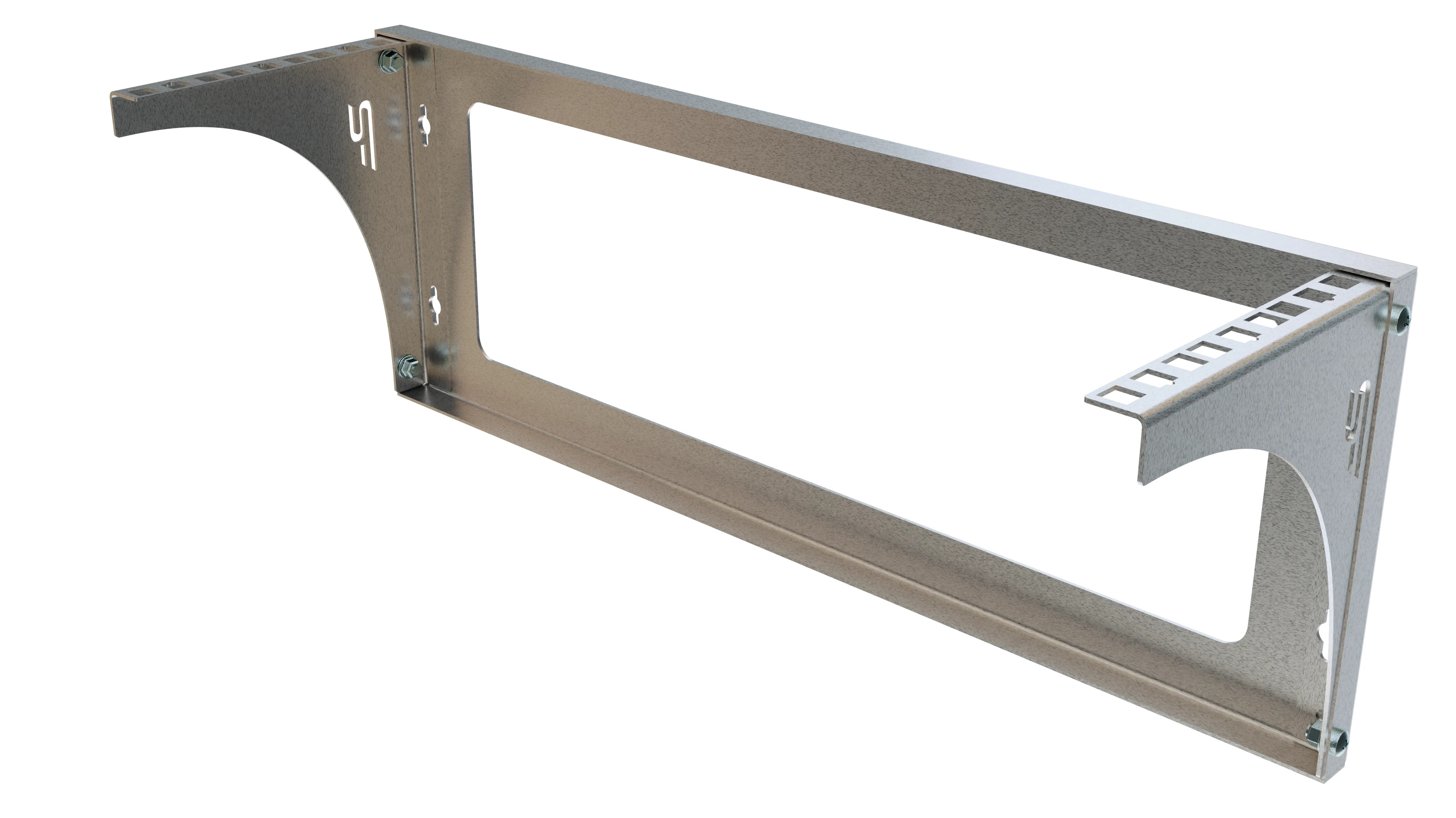 Suport tip rack 19" 3U galvanizat cu montaj pe perete