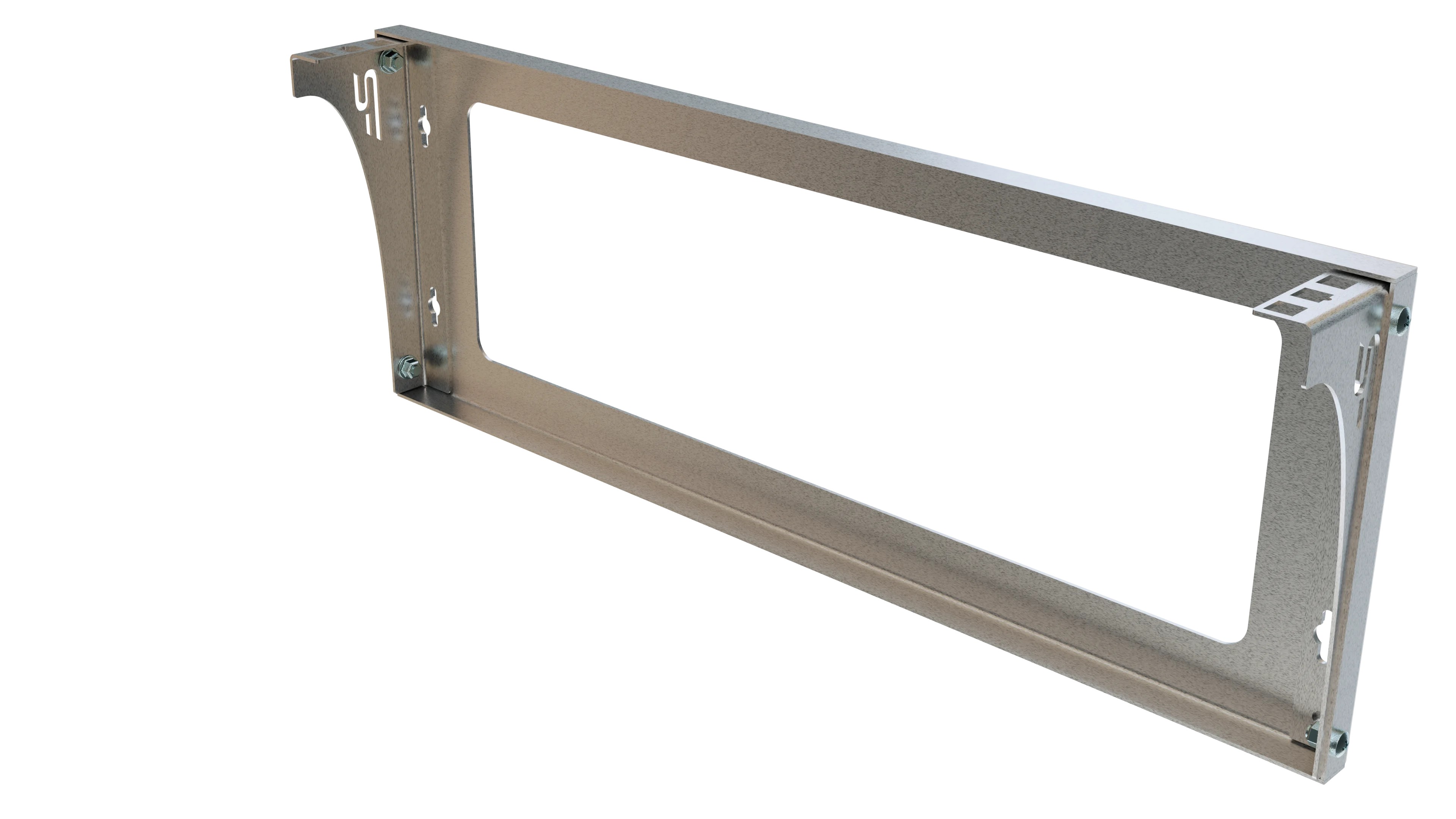 Suport tip rack 19" 1U galvanizat cu montaj pe perete