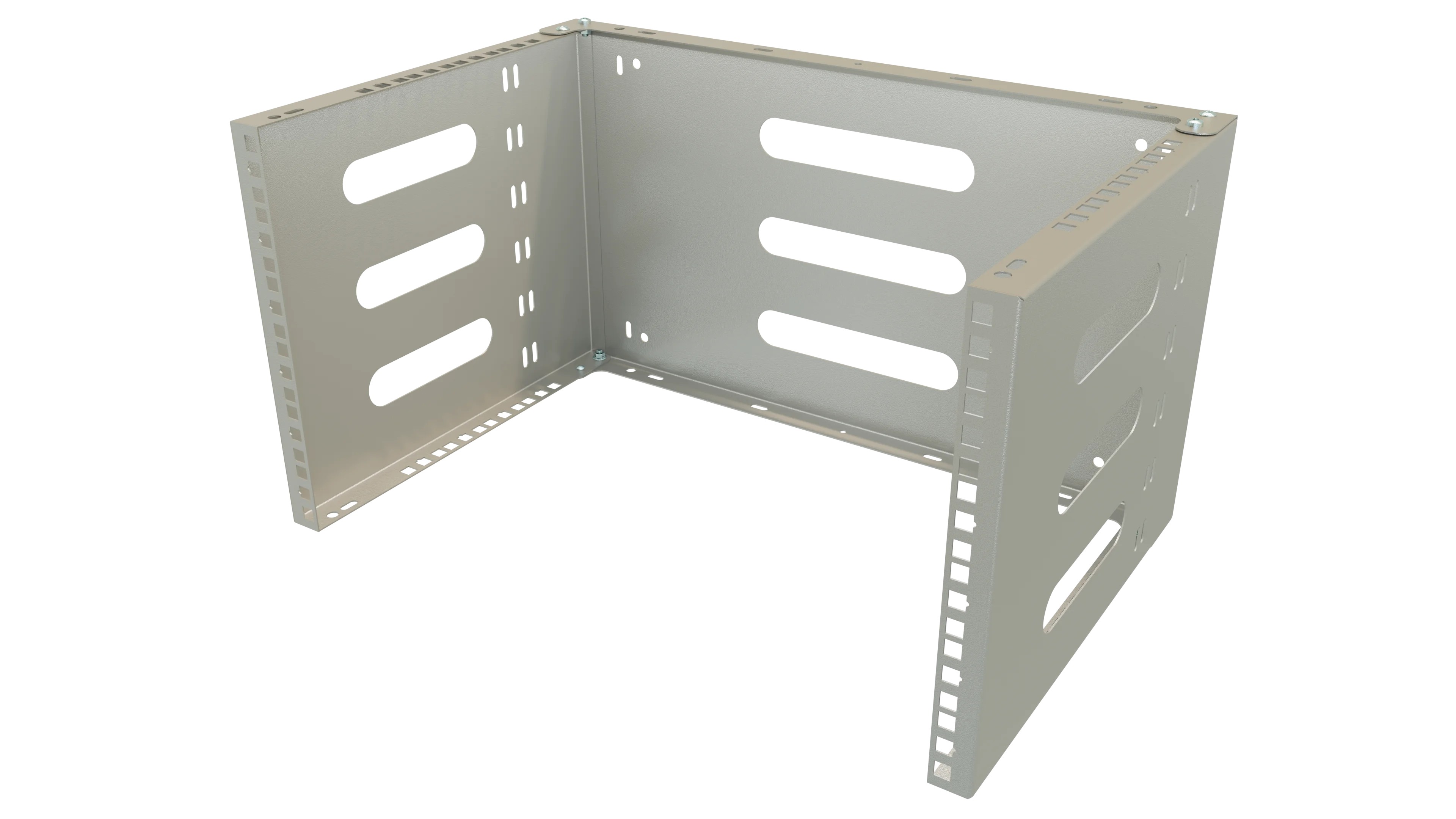 Ramă 6U instalare echipamente Rack 19 inch adâncime 330mm, gri