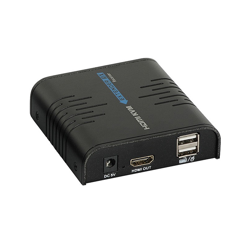 Receiver pentru extender HDMI la IP cu port USB