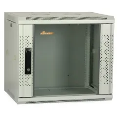 Cabinet rack 19" 9U 600x450 metalic gri RAL7035 montaj pe perete, ușa sticla securizată Signal signal_rack - 2
