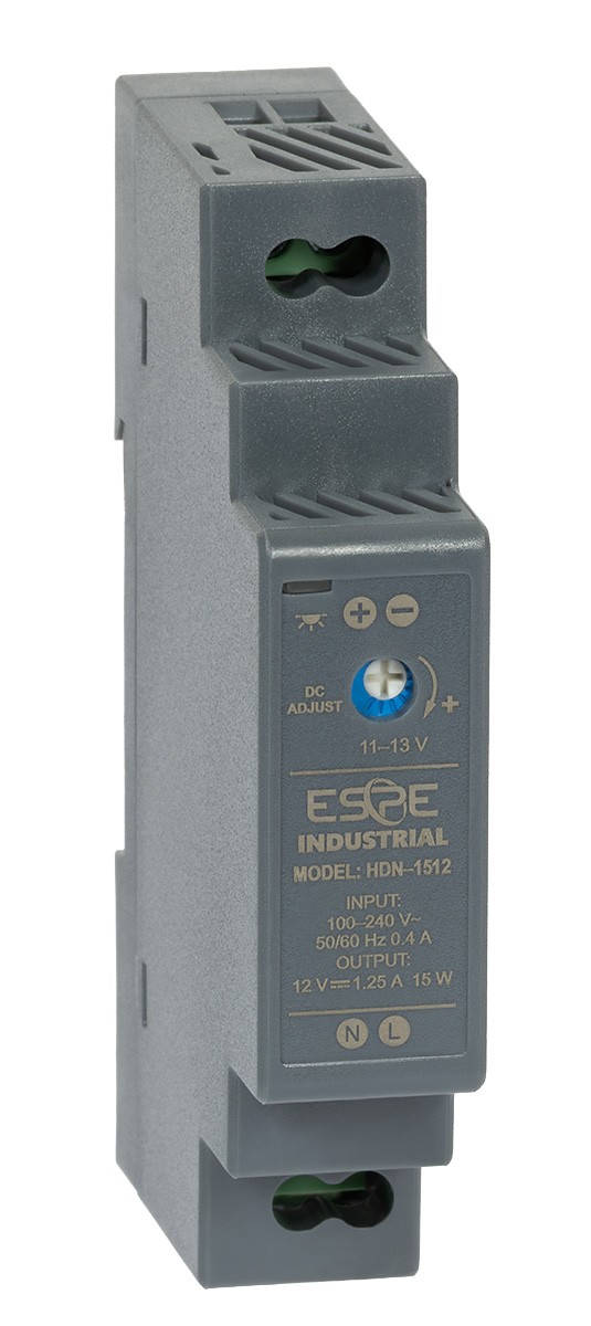 Sursă de alimentare pentru șină DIN ESPE HDN-1512 (12V, 1.25A, 15W)