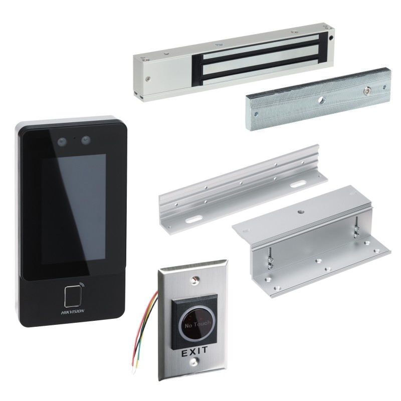 Kit complet control acces cu electromagnet și controller acces Hikvision DS-KAS342