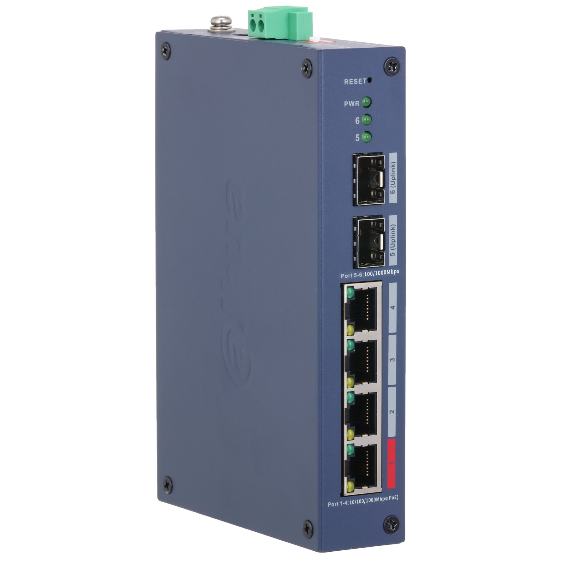 COMUTATOR INDUSTRIAL POE ADMINISTRAT CHS4206-4GT-90 CU 4 PORTURI + 2X SFP DAHUA