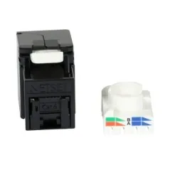 Modul Keystone RJ45 Cat6 NETSET UTP negru NETSET - 1