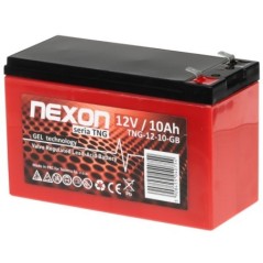 Acumulator 12V/10Ah cu gel TNG conector T2 151x65x100mm Nexon NEXON - 1