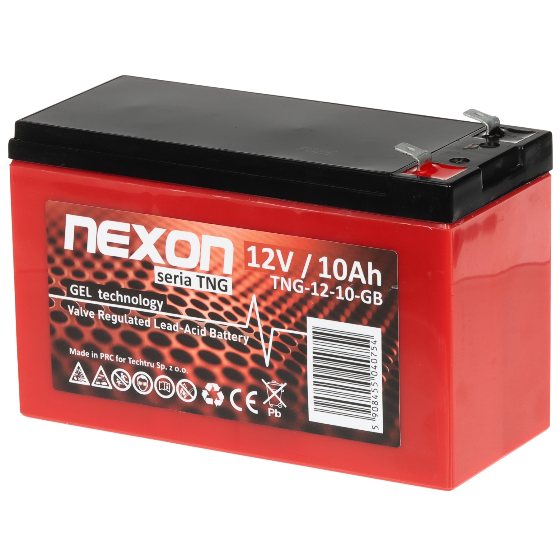 Acumulator 12V/10Ah cu gel TNG conector T2 151x65x100mm Nexon