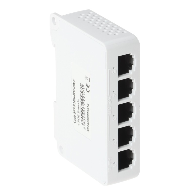 Extender PoE 4 porturi 10/100mbit max 90W Delta Nework SPT-POE/4-POE-DIN-E