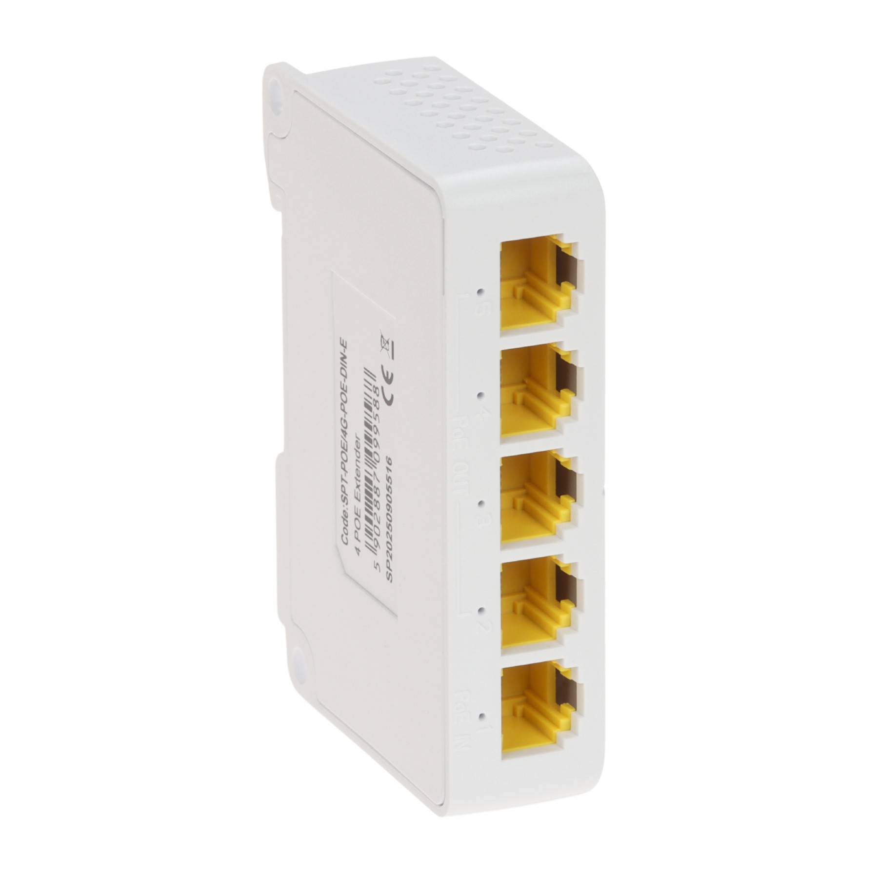 Switch/extender PoE 4 porturi gigabit + uplink 1000mbps cu extender PoE Delta Network