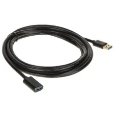 Cablu USB 3.0 prelungire USB-A mamă - USB-A tată 3m Unitek Y-C4030GBK, imunitate zgomot, flexibil UNITEK - 1
