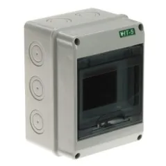 Tablou electric aparent cu 5 module EDB-5-SO  - 1