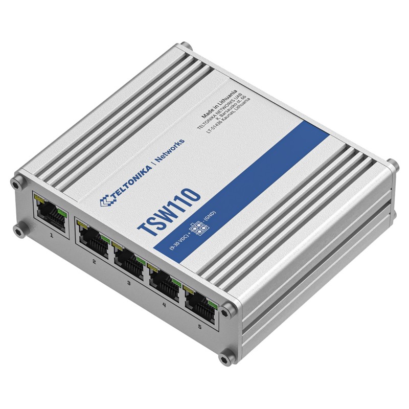 Switch industrial TSW110 cu 5 porturi teltonika
