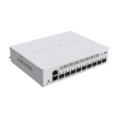 Switch L3, 5 x SFP 1G, 4 x SFP+ 10G, 1 x RJ45 1G, PoE In af/at, 1U - Mikrotik CRS310-1G-5S-4S+IN