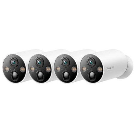 Kit 4 camere TP-Link Tapo C410, SMART WIRE-FREE SECURITYCAMERA (4-PACK), Senzor Starlight CMOS 1/2,8", Lungime focala: 3,17 mm,