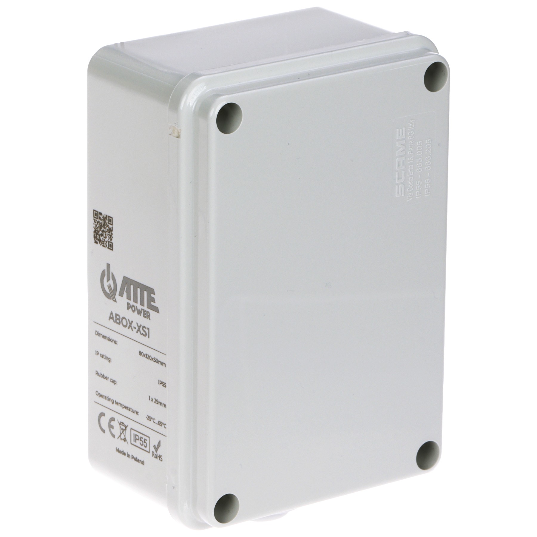 CARCASĂ ABOX-XS1 125x85x55 mm ATTE