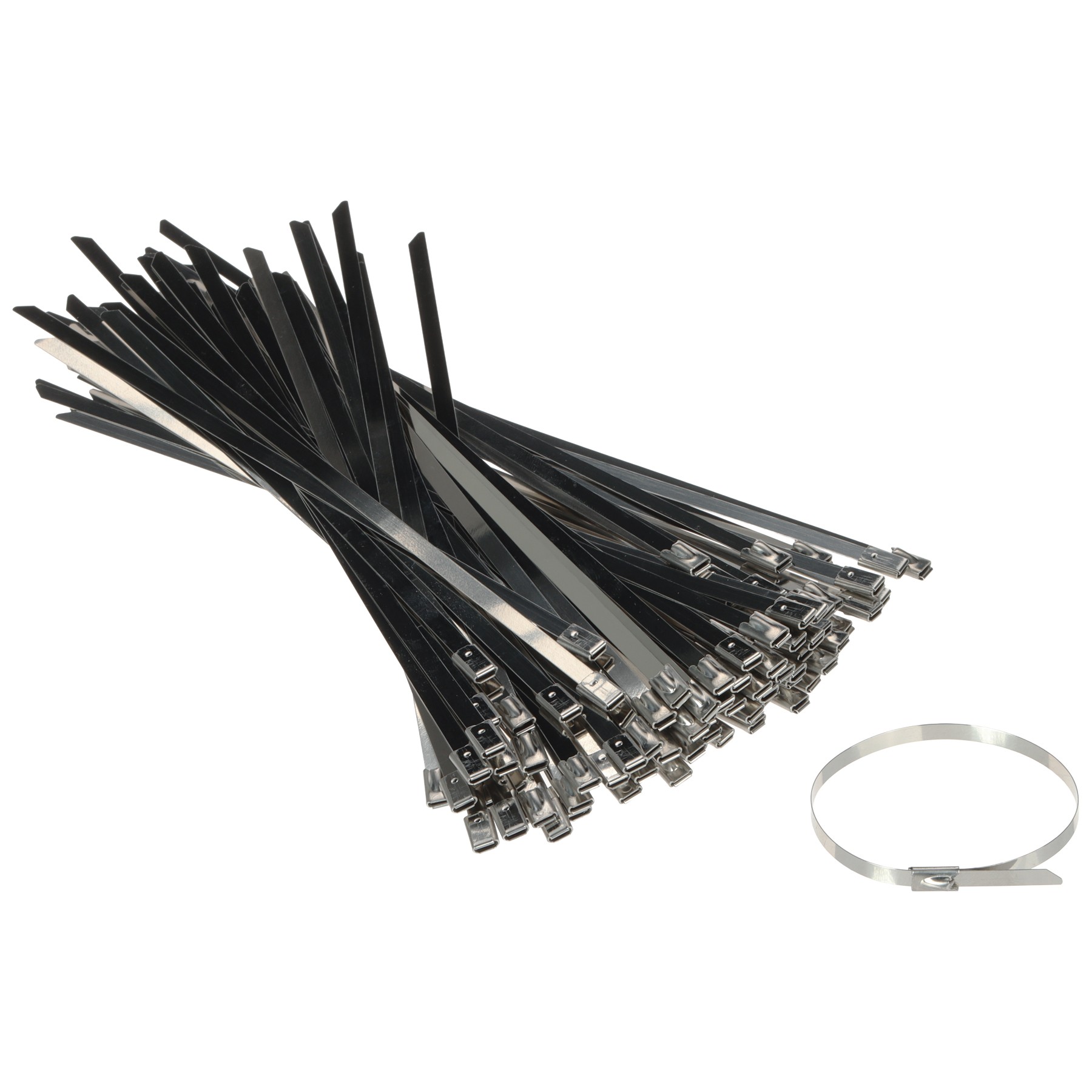 Set 100 șoricei/coliere metalice 200x4.6mm DELTA Montage