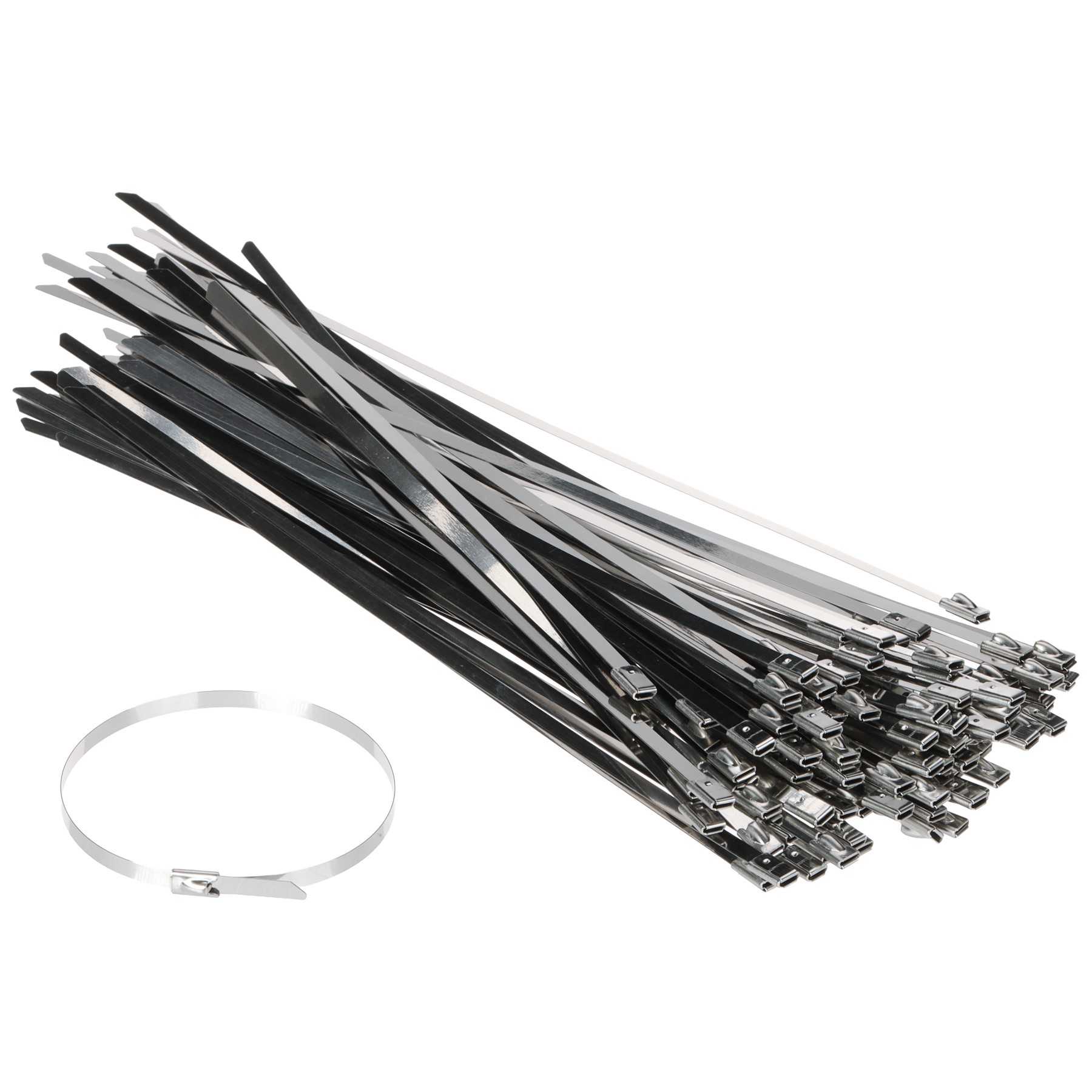 Set 100 șoricei/coliere metalice 250x4.6mm DELTA Montage