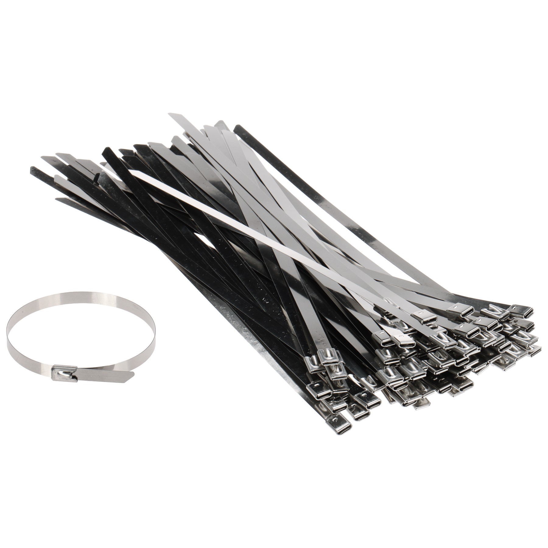 Set 100 șoricei/coliere metalice 300x7.9mm DELTA Montage