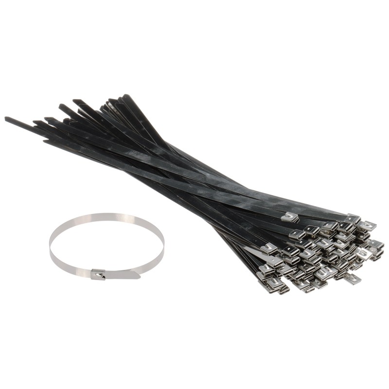 Set 100 șoricei/coliere metalice 400x10mm DELTA Montage