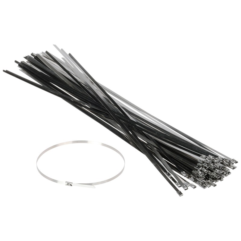 Set 100 șoricei/coliere metalice 450x4.6mm DELTA Montage