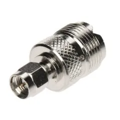 Adaptor cuplă SMA tată - UHF mamă 50 de ohmi  - 1