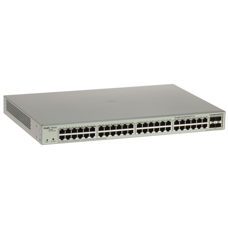 Comutator industrial PoE administrat RG-NBS3100-48GT4SFP-P-V2 cu 48 porturi + 4X SFP Reyee