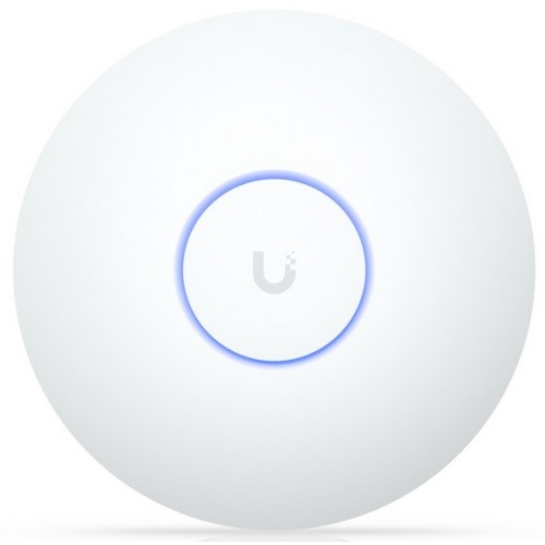 Acces point Ubiquiti U7-LR Wifi 7, 1 x RJ-45 port, 7300 Mbit/s, tensiune DC 42.5 - 57 V, alb