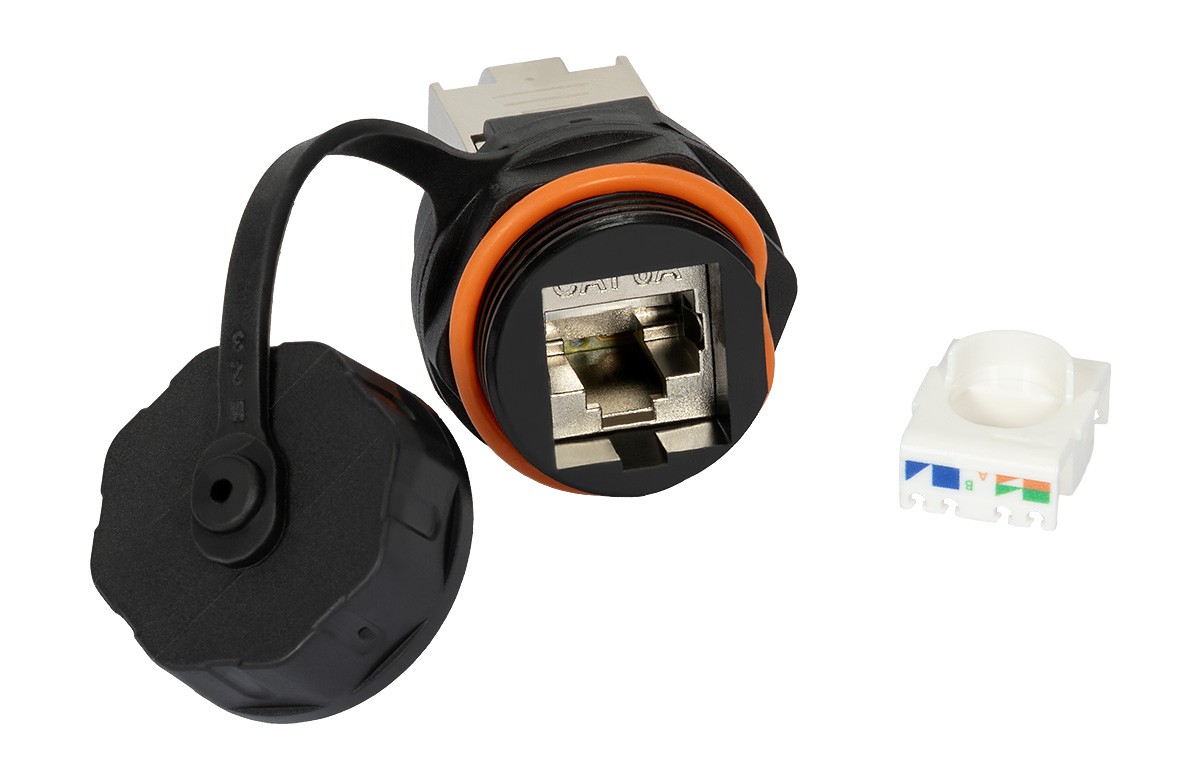 Cuplă Keystone industrială RJ45 STP Cat.6A