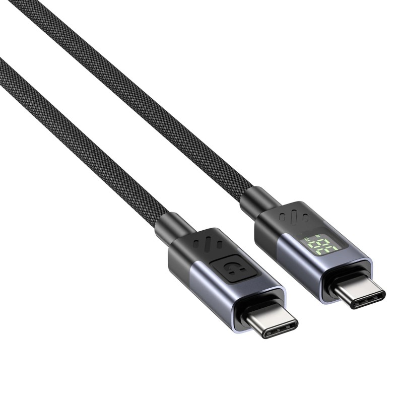 Cablu USB-C/USB-C cu afișaj 1m USB 2.0 C14158ABK01 Unitek
