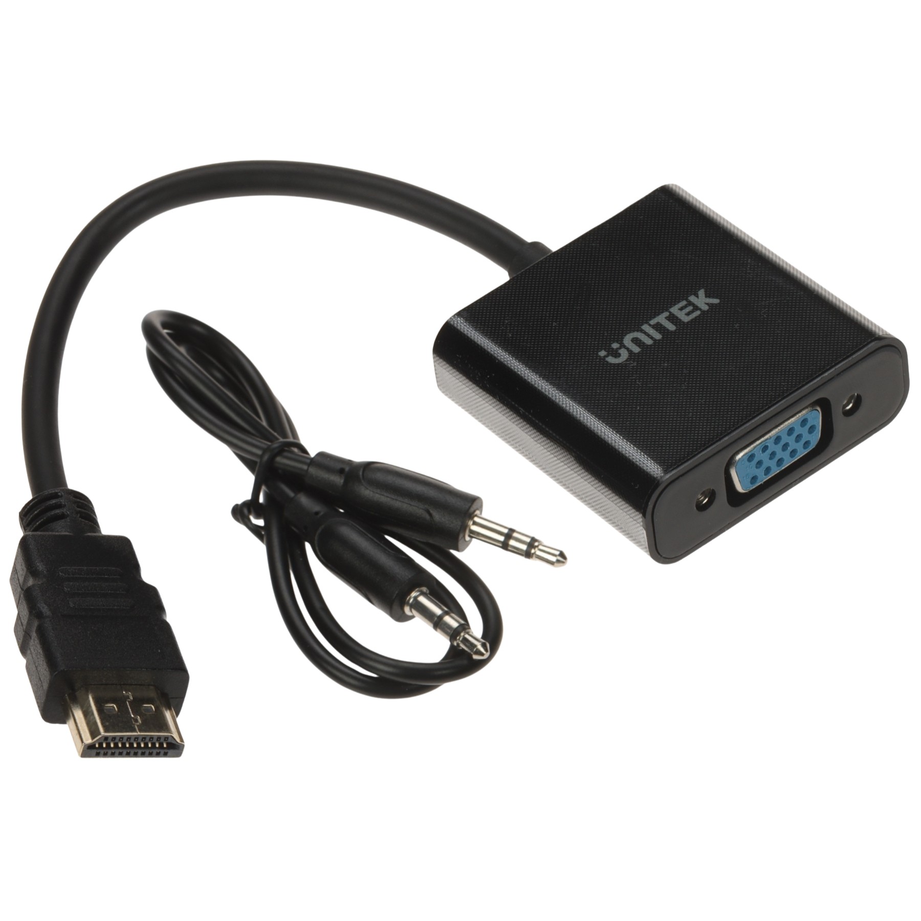 Convertor HDMI la VGA + audio Unitek Y-6333 max. 1920x1200px