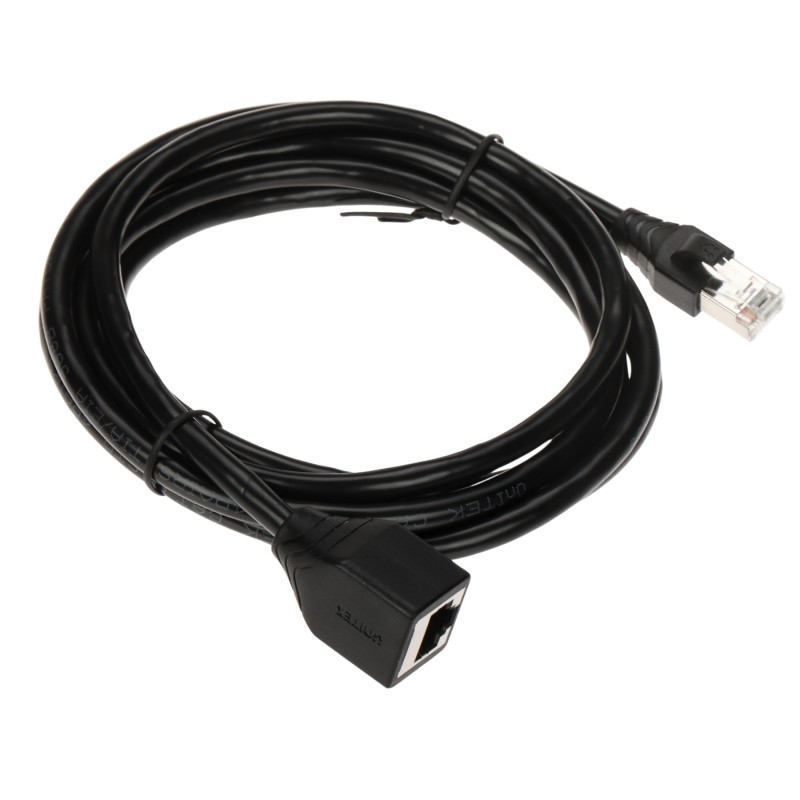 Cablu de extensie RJ45/RJ45 mamă UTP Cat.6 2m C1896BK Unitek