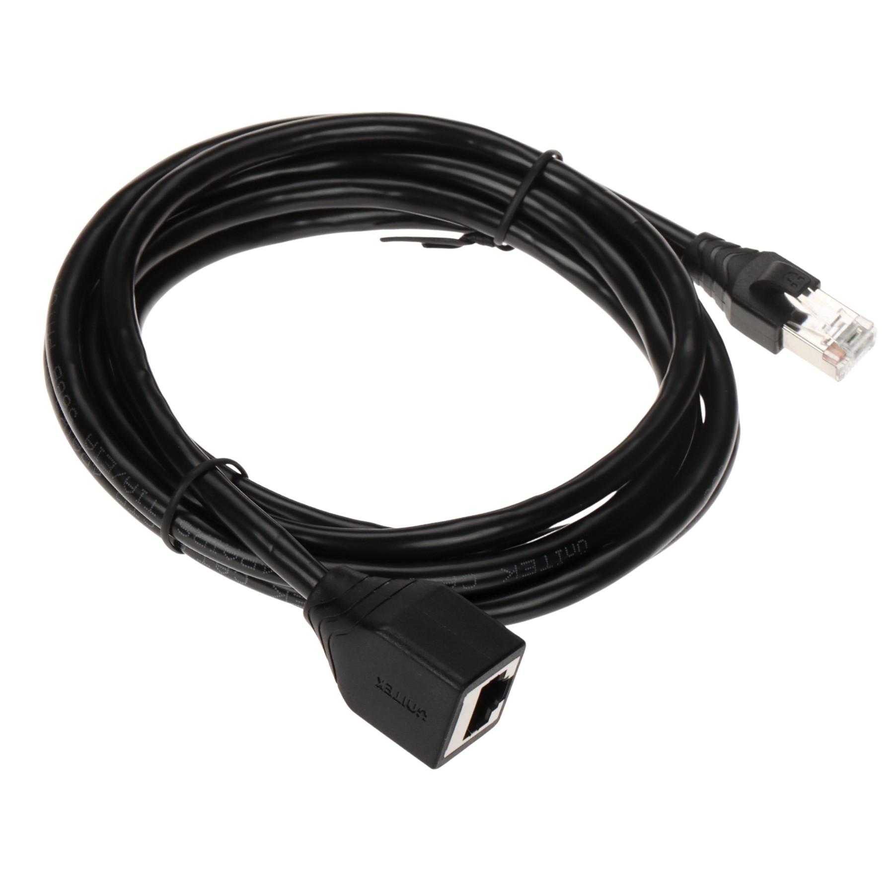 Cablu de extensie RJ45/RJ45 mamă UTP Cat.6 2m C1896BK Unitek